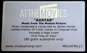 Avatar – James Horner ‎ (Music From The Motion Picture)